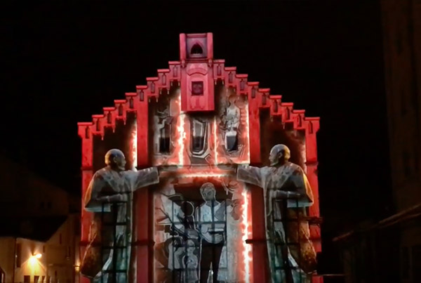 Videomapping „100“