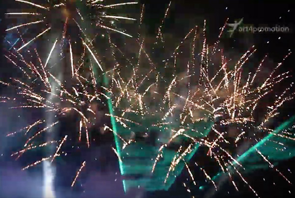 Multimedia show 650th city anniversary