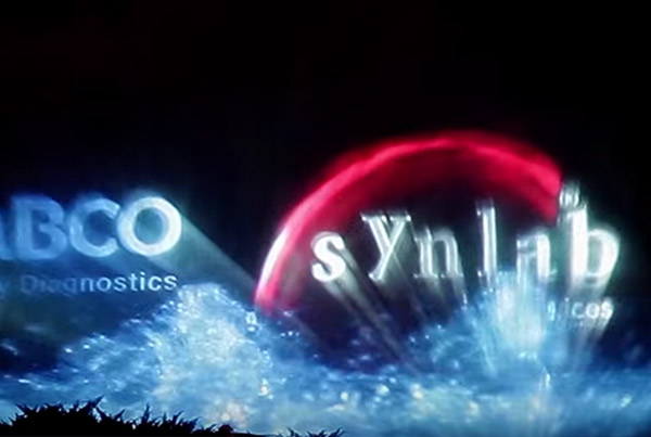 WATER SCREEN SHOW Synlab 2015