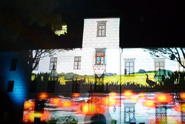 Videomapping Zámek Třeboň